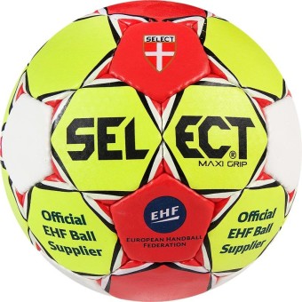 Select Maxi Grip Handball Trainingsball gelb-rot-weiß | 2