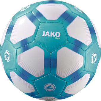 JAKO Lightball Striker Fußball Jugendball weiß-aqua-JAKO blau | 4 (350g)