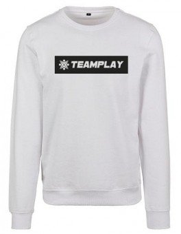 TEAMPLAY The Box Crewneck Sweater white | S
