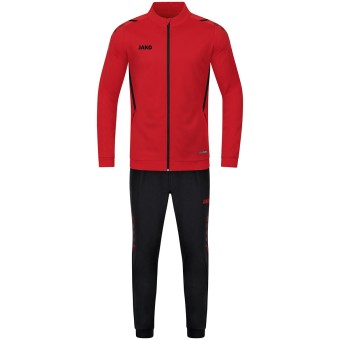 JAKO Trainingsanzug Polyester Challenge rot-schwarz | 4XL