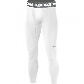 JAKO Long Tight Compression 2.0 Funktionstight lang weiß | XL