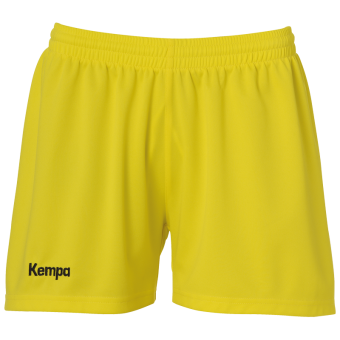 KEMPA CLASSIC SHORTS WOMEN TRIKOTSHORTS INDOOR DAMEN limonengelb | XS