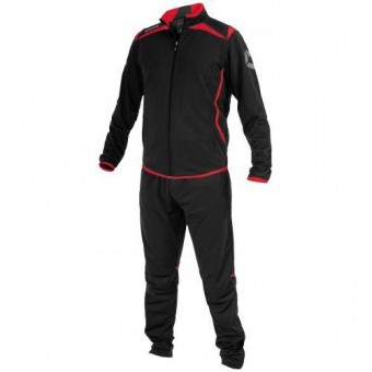 Stanno Forza Polyester Trainingsanzug schwarz-rot | L