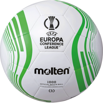 Molten F5C1000 Miniball UEFA Conference League Saison 2022/23 weiß-grün-schwarz | 5