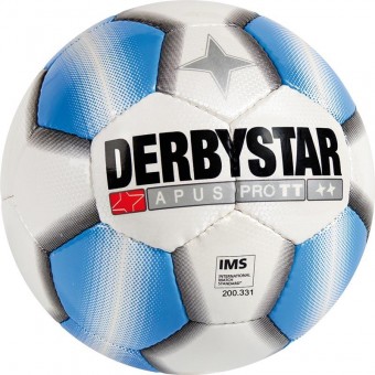 Derbystar Apus Pro TT Trainingsball weiß-blau | 5