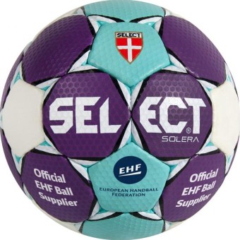 Select Solera Handball Trainingsball blau-weiß-purple | 3