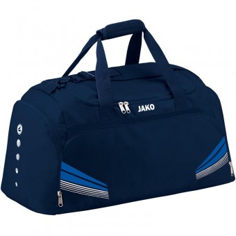 JAKO Sporttasche Pro mit Seitlichen Nassfächern marine-royal-weiß | 2 (Junior)