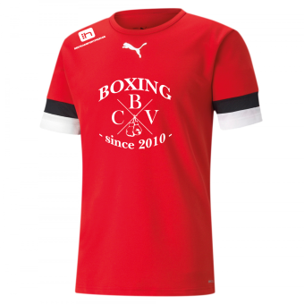 Puma CBV Boxing teamRISE Jersey Logo Trainingsshirt Puma Red-Puma White | 3XL
