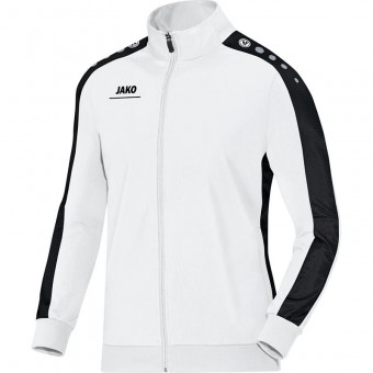 JAKO Polyesterjacke Striker Trainingsjacke weiß-schwarz | L