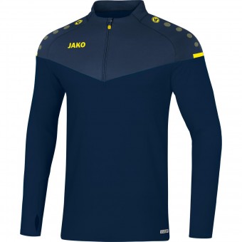 JAKO Ziptop Champ 2.0 Pullover Zip Sweater marine-darkblue-neongelb | S