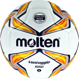 Molten F4V3129-O Fußball S-Light Jugendball weiß-orange-silber | 4