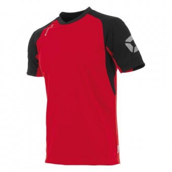 Stanno Riva T-Shirt Kurzarm rot-schwarz | 3XL