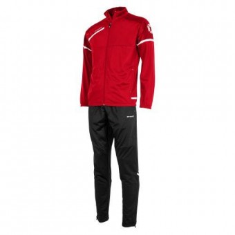Stanno Prestige Poly Anzug Trainingsanzug rot-weiß | S