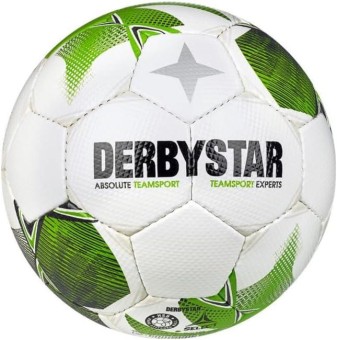 Derbystar TSE ATS TT 23 Trainingsball Handgenäht weiß/grau/grün