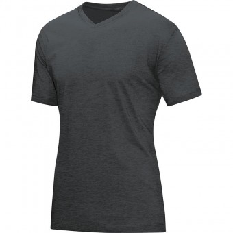 JAKO T-Shirt V-Neck Shirt anthrazit meliert | 3XL