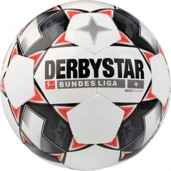 Derbystar Bundesliga Magic S-Light Fußball Jugendball weiß-schwarz-rot | 3