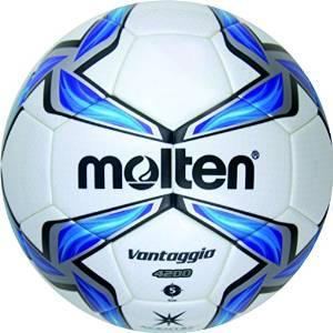 Molten F5V4200 Fußball Wettspielball weiß-blau-silber | 5