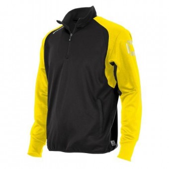 Stanno Riva Top Half Zip Trainingssweater schwarz-gelb | XL