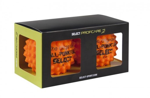 Select Ball-Punktur, 2er Set Massagebälle orange | Umfang: 28 cm