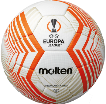 Molten F5U5000-23 Wettspielball UEFA Europa League Saison 2022/23 weiß-orange-silber | 5
