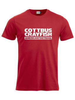 Cottbus Crayfish Fanshirt Herren T-Shirt rot | XS