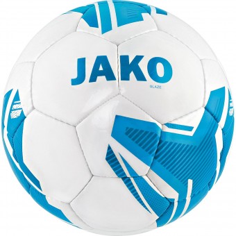 JAKO Lightball Glaze Fußball Jugendball weiß-JAKO blau | 4 (290g)