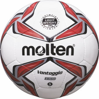 Molten F5V3329-R Fußball S-Light Jugendball weiß-rot-silber | 5