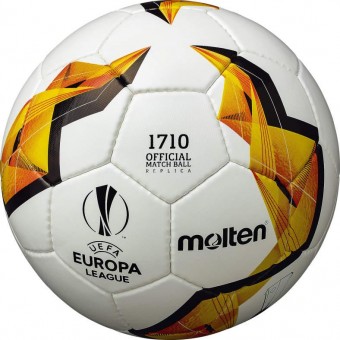 Molten F5U1710-K0 Fußball Europa League 19/20 Replica KO-Stage weiß-orange-schwarz | 5