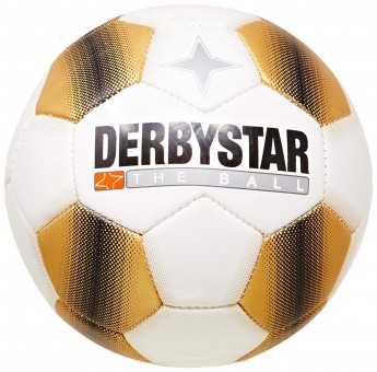 Derbystar Brillant TT Mini gold Mini Fußball weiß-gold | Mini