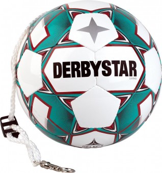 Derbystar Swing Fußball Trainingsball Spezialball weiß-rot-silber | 5