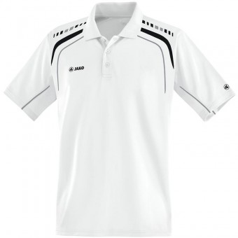 JAKO Polo Champion weiß-schwarz-grau | XL