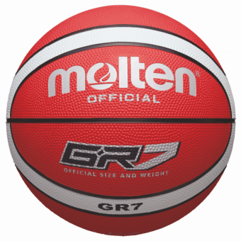 Molten BGR7-RW Basketball Trainingsball rot-weiß | 7