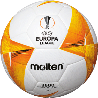 Molten F5U3600-G0 Fußball UEFA Europa Replika Trainingsball 2020/2021 weiß-orange | 5