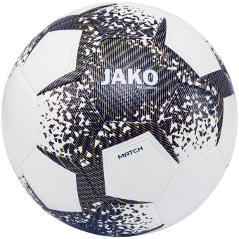JAKO Spielball Performance Fußball weiß-navy-gold | 5