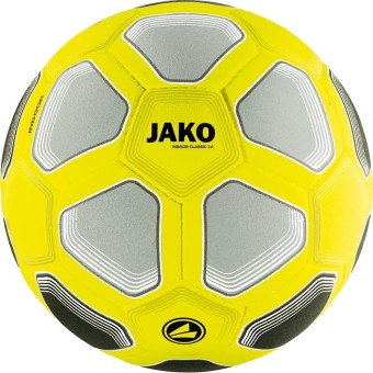 JAKO Fußball Indoor Classico 3.0 32 Panel gelb-schwarz-grau | 4