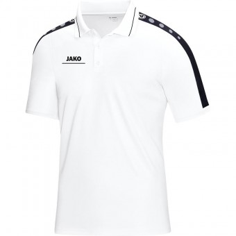 JAKO Polo Striker Poloshirt weiß-schwarz | XL