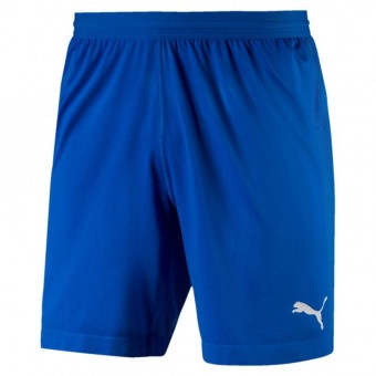 PUMA FINAL evoKNIT Shorts Trikotshorts Electric Blue Lemonade-White | XXL