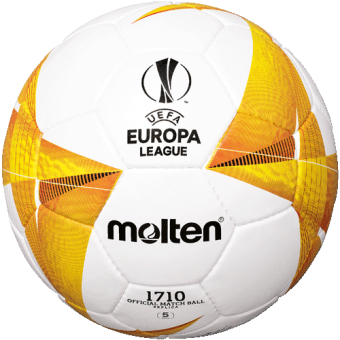 Molten F5U1710-G0 Fußball UEFA Europa Replika Trainingsball 2020/2021 weiß-orange | 5