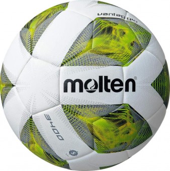 Molten F5A3400-G Fußball Trainingsball weiß-grün-silber | 5