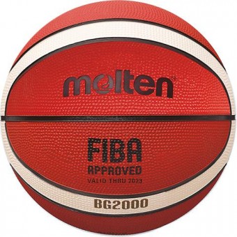 Molten B6G2000 Basketball Trainingsball FIBA orange-ivory | 6