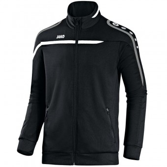 JAKO Trainingsjacke Performance Polyesterjacke schwarz-weiß-grau | XL