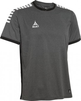 Select Monaco Trikot Indoorshirt grau-schwarz | 14/16 (164/176)