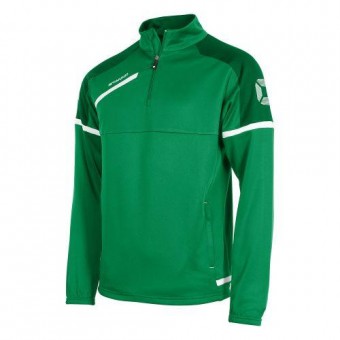 Stanno Prestige Top Half Zip Trainingssweater grün-weiß | L