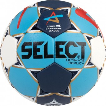 Select Ultimate Replica CL Handball Wettspielball blau-navy-rot-gold | 3