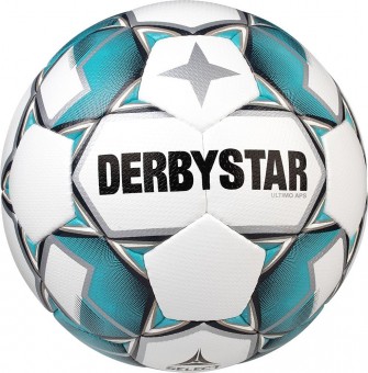 Derbystar Ultimo APS Fußball Wettspielball weiß-blau-silber | 5