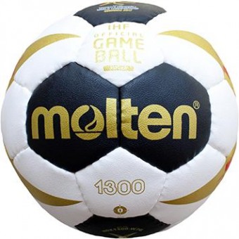 Molten H0X1300-W7G Handball Methodikball weiß-schwarz-gold-rot | 0