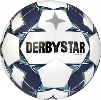 Derbystar Diamond TT DB v22 Fußball Trainingsball weiß-blau | 5