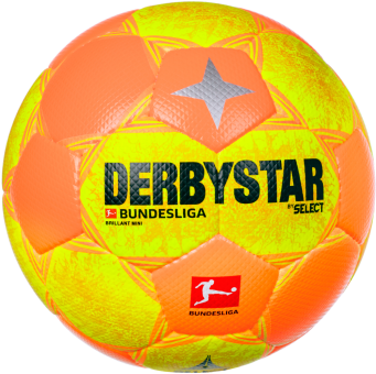 Derbystar BL High Visible Mini v21 Fußball Mini orange-gelb | 47cm