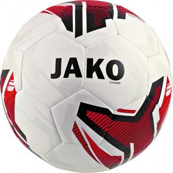 JAKO Trainingsball Champ Fußball Trainingsball weiß-rot-schwarz | 5