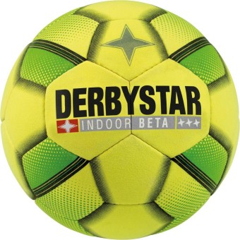Derbystar Indoor Beta Fußball Hallenball gelb-grün-schwarz | 5
